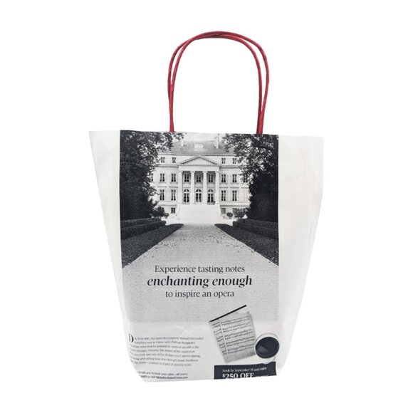Greenii Short Medium Handmade Newsprint Paper Bags Recyclable Paper Grocery Bags - Picture 2 of 3